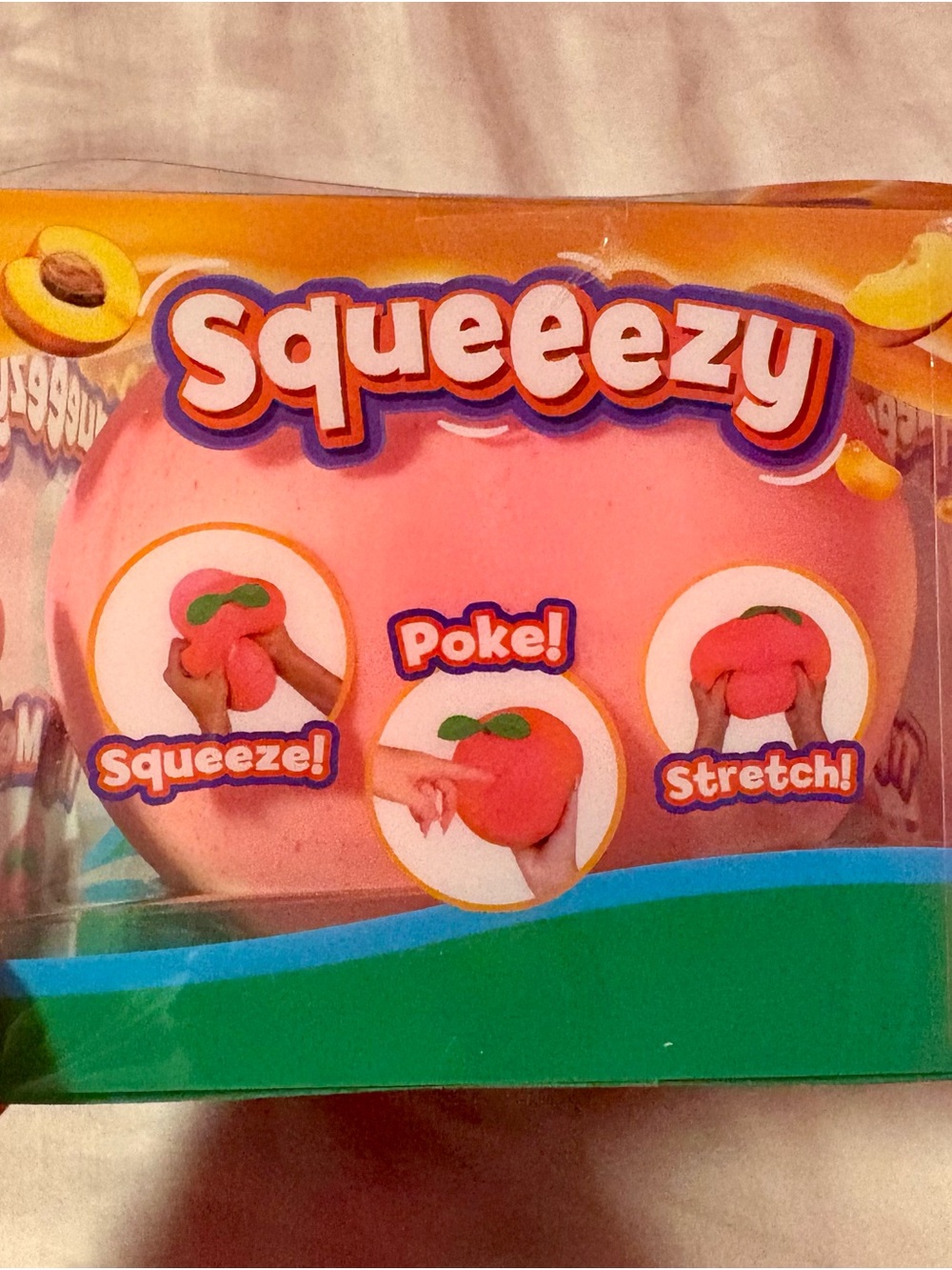 Target Squeezy Pink Peach Stress Ball Toy